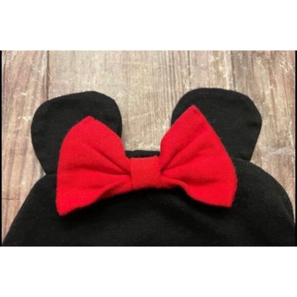 Disney Baby Minnie Mouse Ears Baby Girl Hat, Size Newborn - Picture 2 of 4